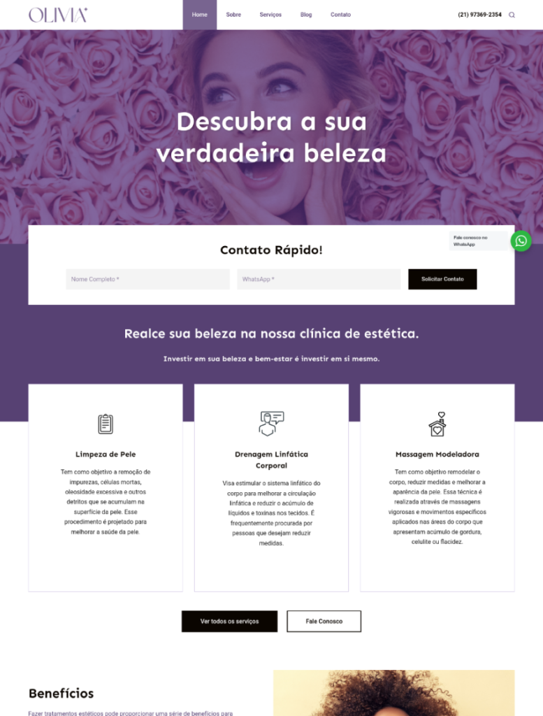 Projeto de CRIAÇAO DE SITES 1